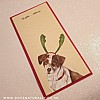 Reindeer Fun Dog Lover Christmas Card